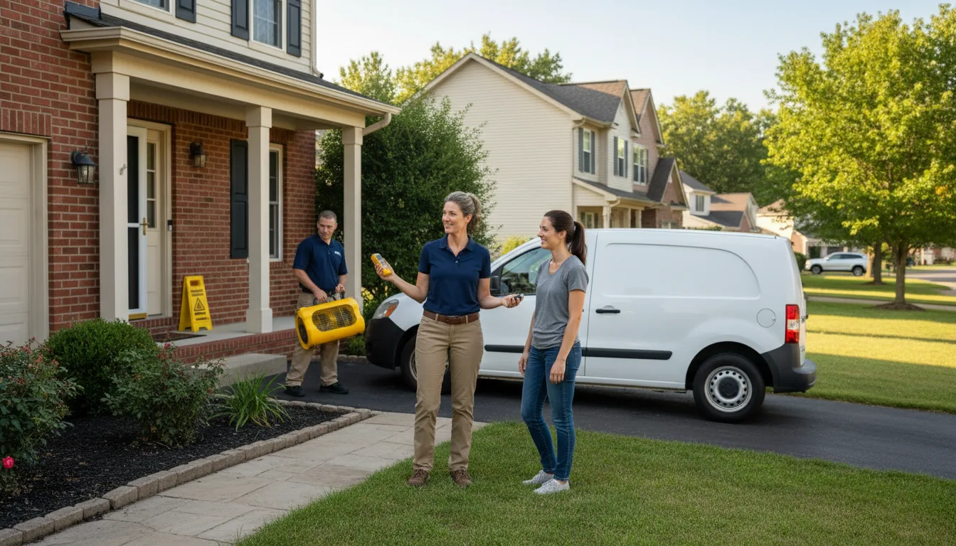 Water restoration image for Water Damage & Restoration Services in Wheeler, WI